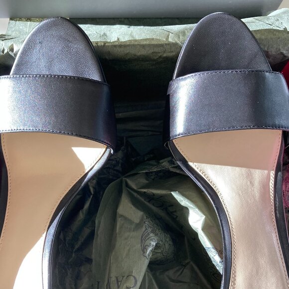 Vince Camuto black strappy stiletto - Picture 4 of 15